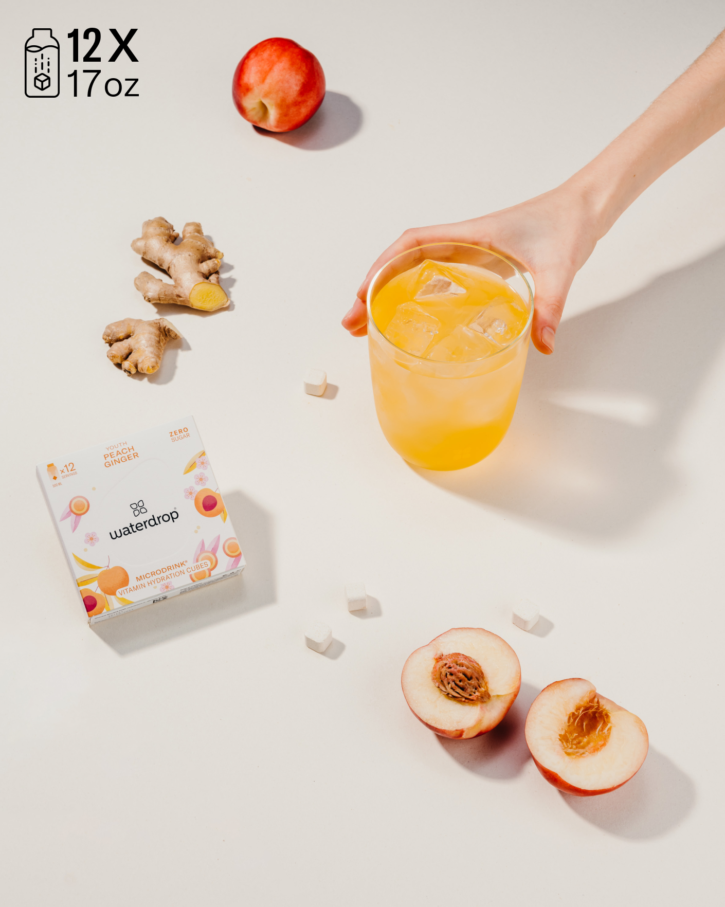 PEACH with ginger